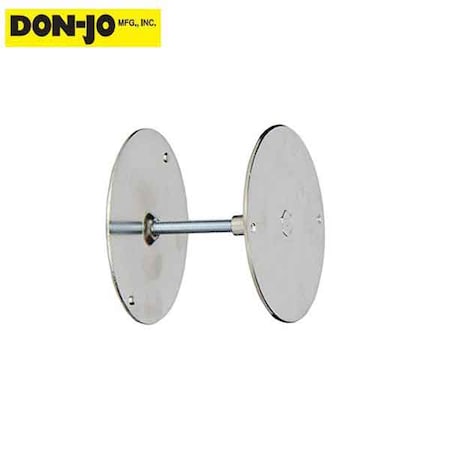 Don-Jo:Hole Filler Plate 1-7/8 - Plated Chrome